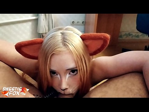 ❤️ Kitsune yutmoq Dik va uning og'ziga cum seks da bizda ﹏